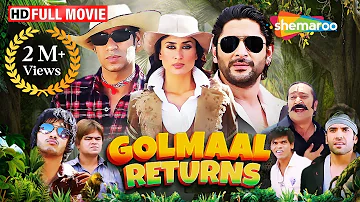 Golmaal Returns - छिछोरा पति,शक़ी पत्नी और कमीने दोस्त | Ajay Devgan | Kareena Kapoor | Comedy Film