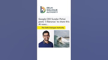 Google CEO Sundar Pichai posts ‘3 Bananas’ to share this AI news… #shorts #3bananas #sundarpichai