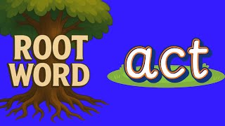 Take Action!  Root Word “Act” | Fun Vocabulary for Kids