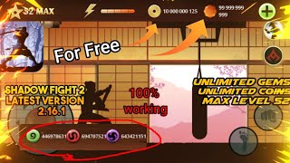 Shadow Fight 2 || How to Get unlimited gems,coins and Max level For Free screenshot 4