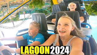 BEST RIDES at LAGOON AMUSEMENT PARK 2024!