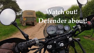 Near Miss with a Land Rover Defender!