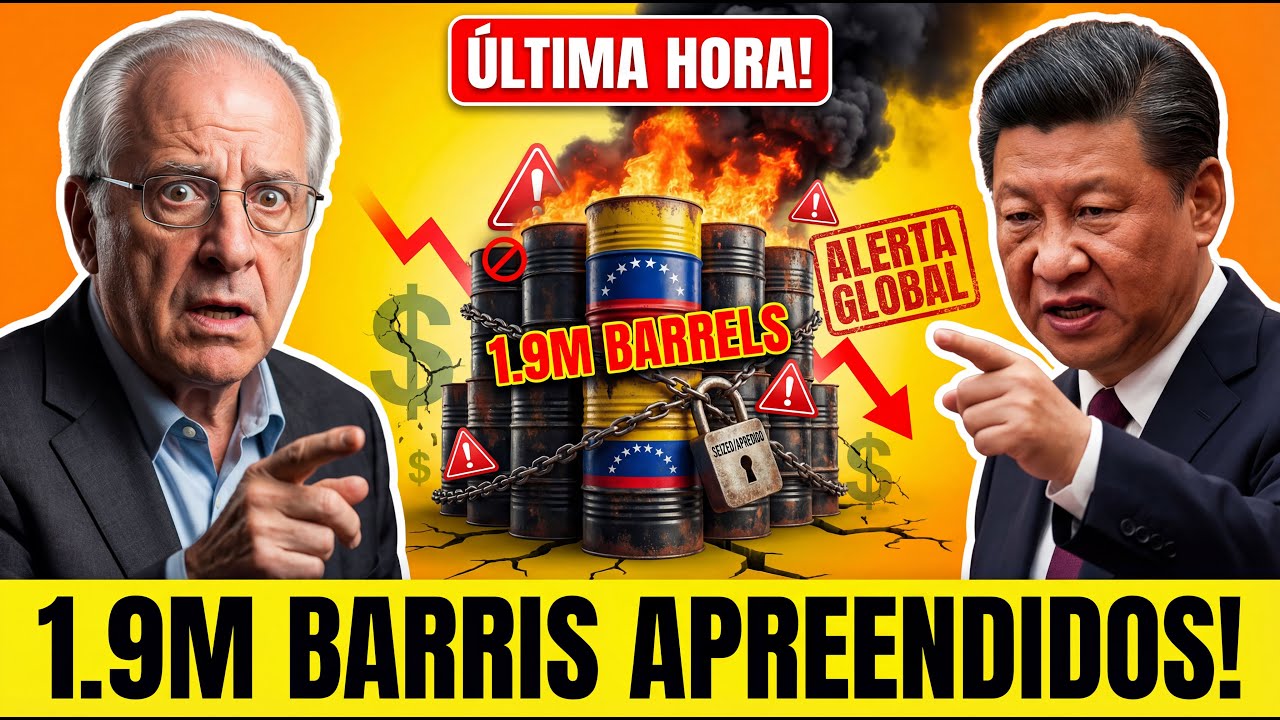 Petróleo da Venezuela 1.9M de barris APREENDIDO acendem ALERTA na economia global e China reage!