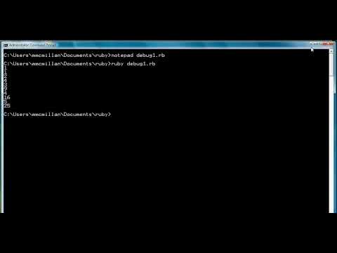 1301 The Ruby Debugger   Part 1