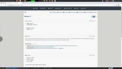 Pwned: 1 vulnhub walkthrough