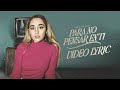 Carolina Ross - Para No Pensar En Ti (Video Lyric)