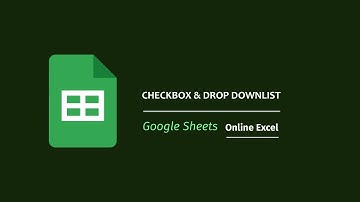 ✅Google Sheets Checkbox and Dropdown list? | Tutorial