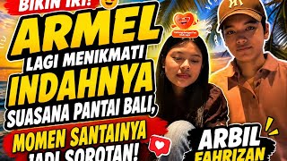 Auto Baper‼️Armel Enjoys the Atmosphere of Bali Beach with a Smile That Makes You Lose Focus!