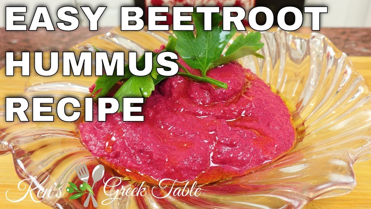 Beet Hummus   Quick and Easy Beetroot Hummus Recipe   Ken Panagopoulos