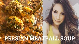 How to Make Persian Meatball Soup- Koufta Sheila