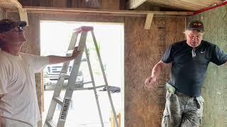 Pallet Cabin- Phil’s Workshop Part 19 - E143 #ceiling #Barbie #level
