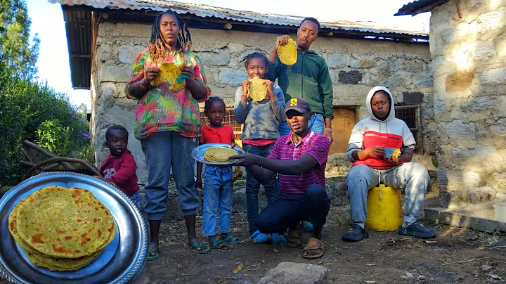 No Extra Cost Avocado Chapati | Affordable African Village Family Cooking