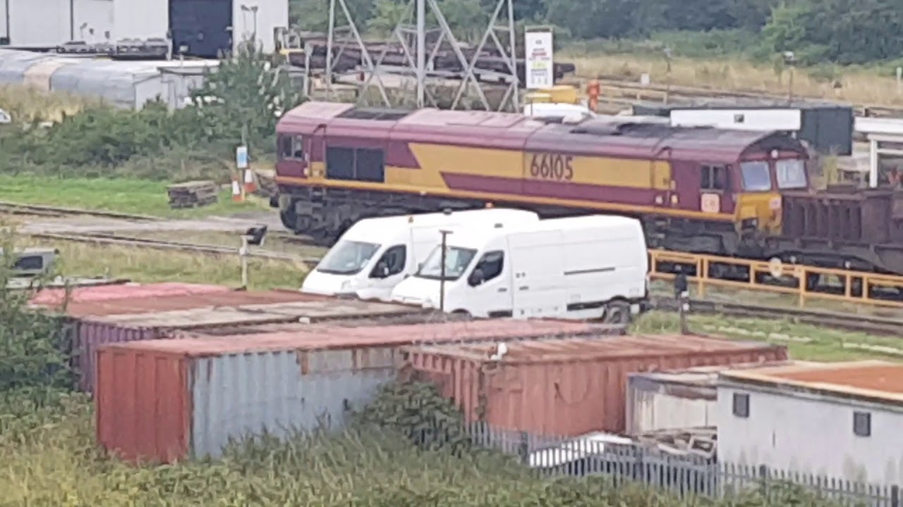 Part 1 Stockton rail yard today ews 66 YouTube