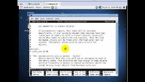 TUTORIAL KONFIGURASI PROXY SERVER DEBIAN 6