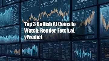 Top 3 Bullish AI Coins to Watch: Render, Fetch.ai, yPredict