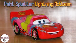 Pixar Cars 2024 Paint Splatter Lightning Mcqueen - Review Mater And The Easter Buggy