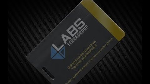 Getting a black keycard from the scav case #shorts