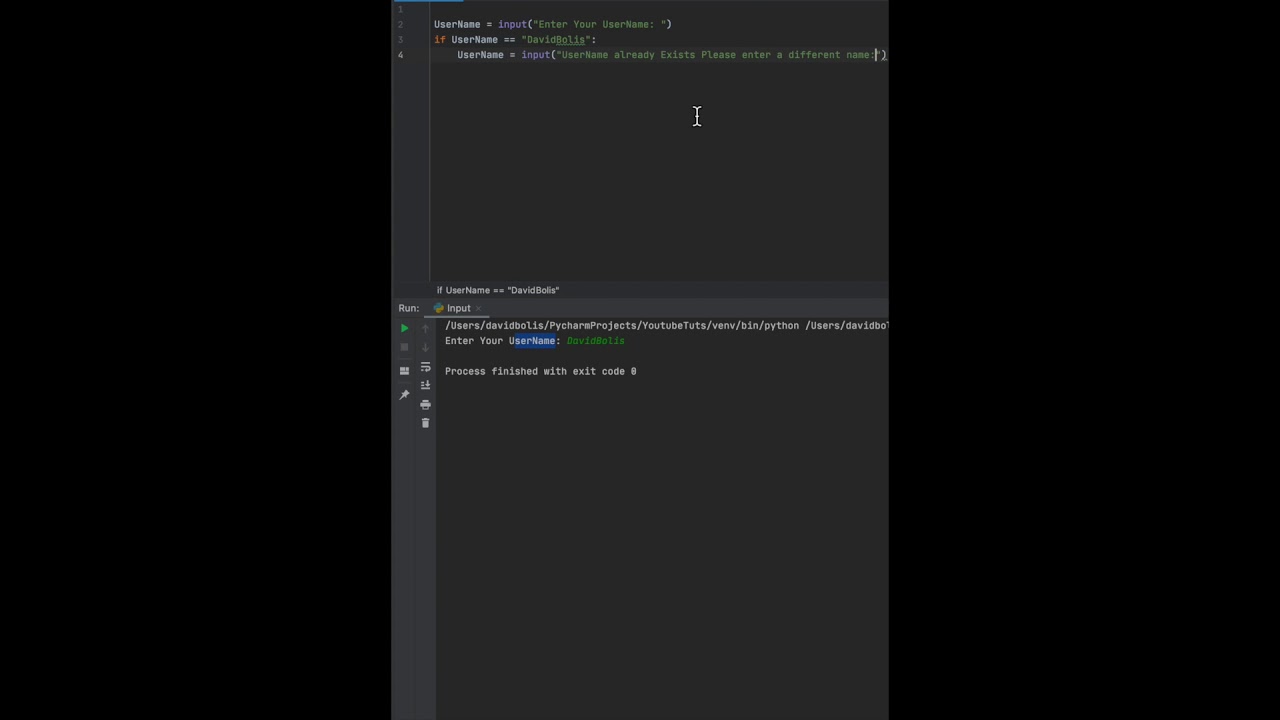 How To Take User Input In Python For Absolute Beginners! (2020) - YouTube