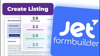 Create JetEngine Listing for Survey Results Page Using JetFormBuilder