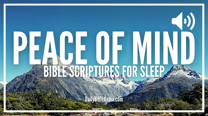 PEACE OF MIND SCRIPTURES (8 HOURS) | SOAKING Bible Verses With Music For Sleep With God's Word On