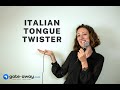 Video on Italian tongue twister