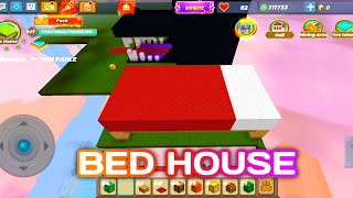 How to make bed house in skyblock (Blockman go) screenshot 5
