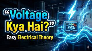 Voltage Kya Hai? | Electrical Basics in Hindi | AC vs DC Voltage
