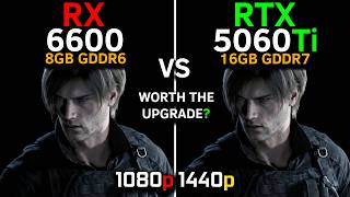 RX 6600 vs RTX 5060 Ti | Test in 16 Games at 1080p, 1440p | FSR / DLSS 4 MFG 6X | 2026