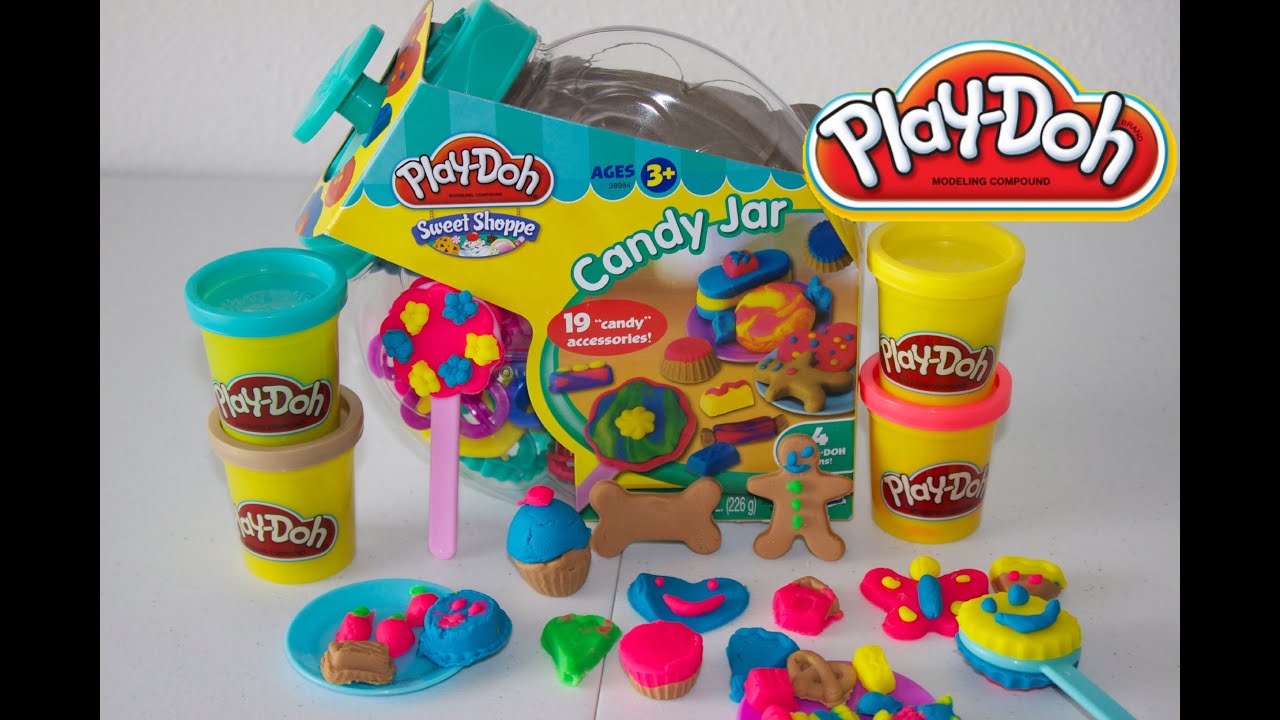 PlayDoh Sweet Shoppe Candy Jar Create PlayDoh Candies,Sweets N