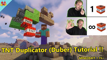 How to Get Infinite TNT - TNT Duplicator Tutorial (Tnt Duper) - Minecraft Java 1.15