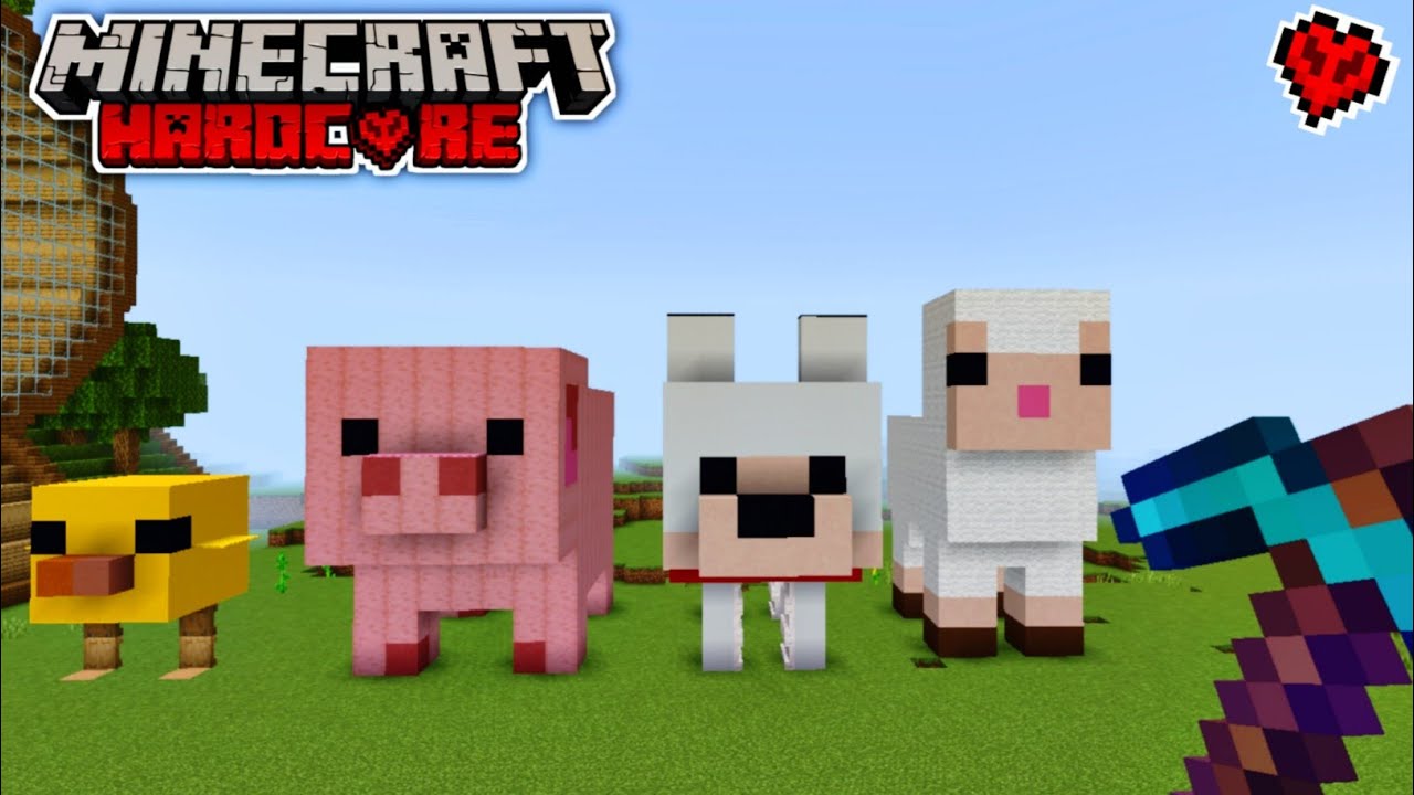 I Built a NEW BABY MOB VARIANTS STATUE in Minecraft !!