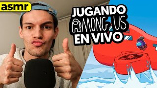 ASMR en VIVO jugando el nuevo mapa de Among Us | ASMR español