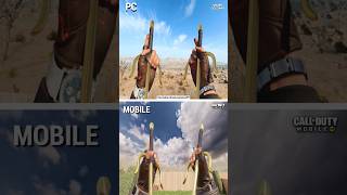 CODM DUAL SAI MELEE WEAPON (PC vs. Mobile)