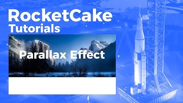 Parallax Effect (Your Digital Christmas gift) in RocketCake the Responsive Website Editor