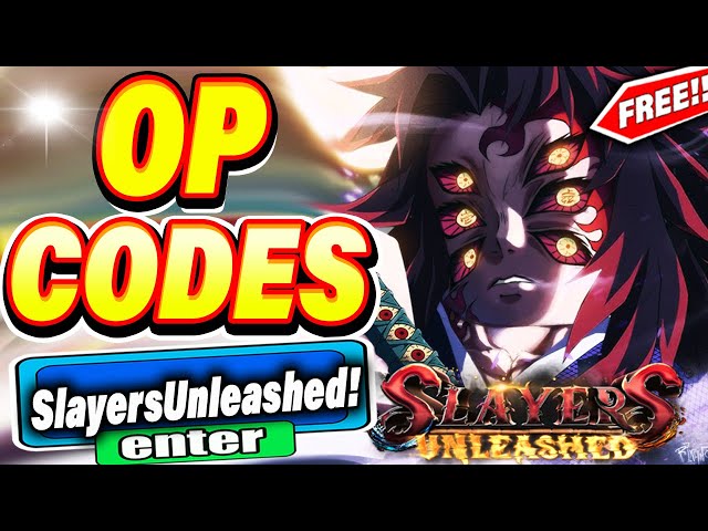 45 New Codes] Latest Updated New Drum Boss In Slayers Unleashed