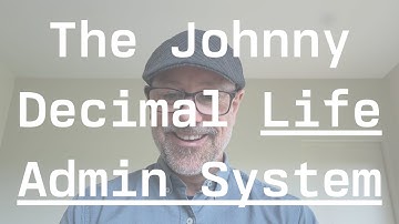 The Johnny.Decimal Life Admin System
