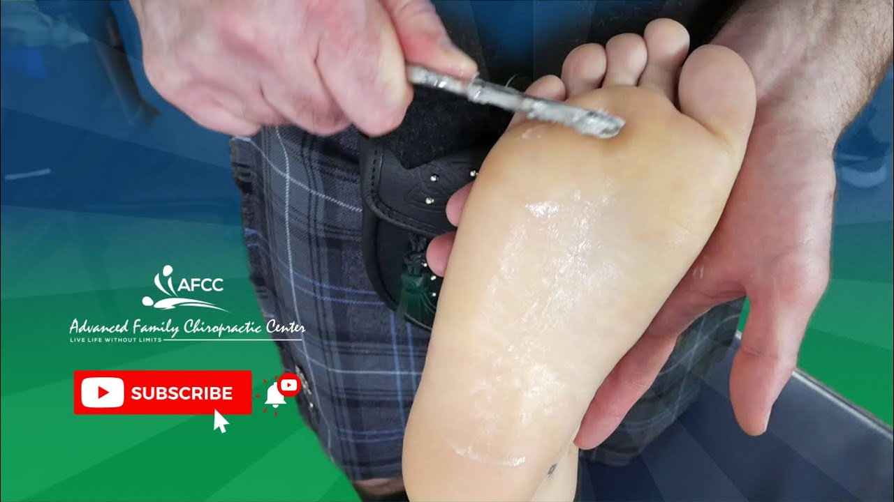 Foot Scraping (Graston Technique) | ASMR | Full Adjustment