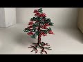 How to make a wire Christmas tree sculpture, no beads. Part 2