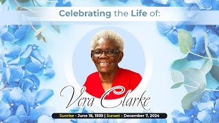 Celebrating the Life of Vera Clarke - Funeral & Internment