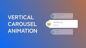 Vertical Carousel Animation using HTML, CSS and Normalize