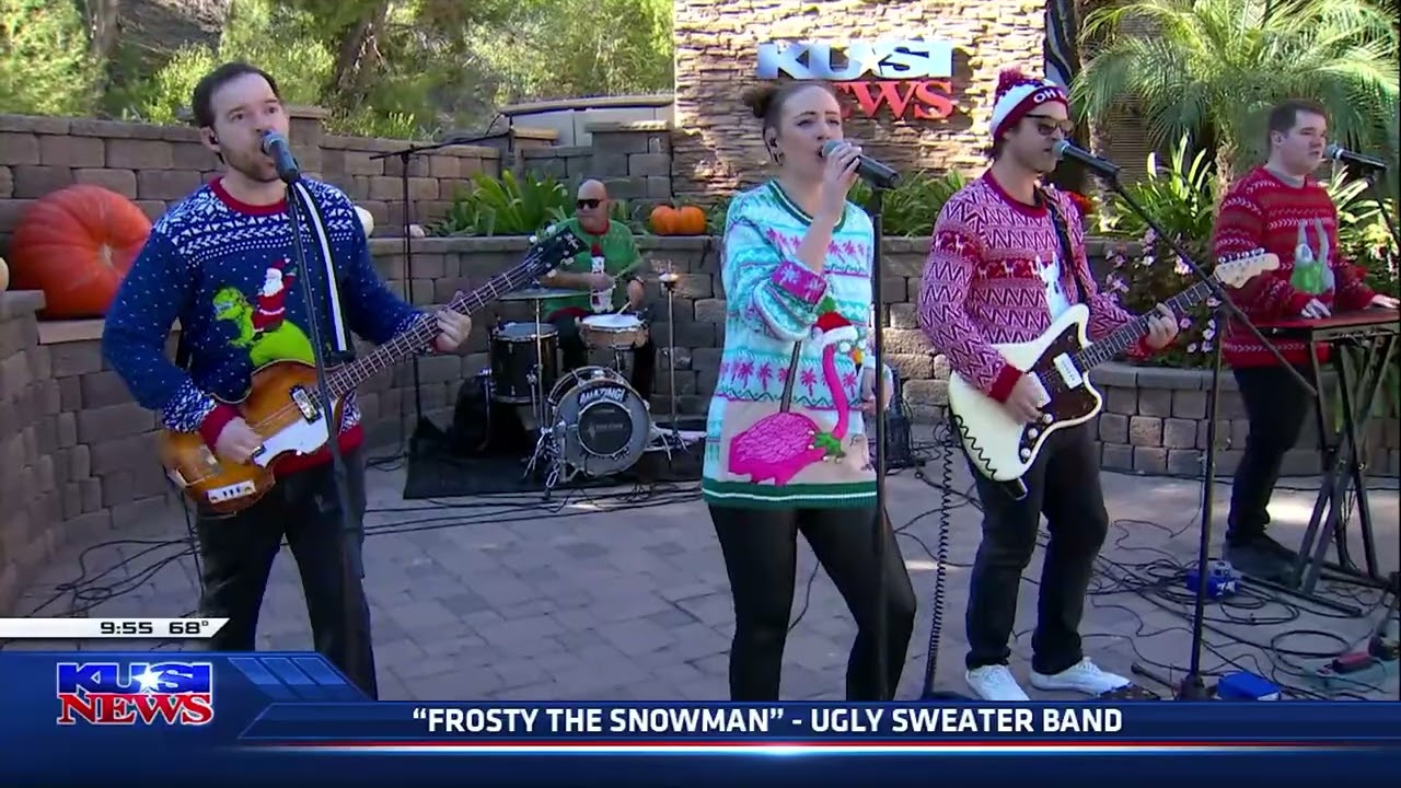 Frosty The Snowman - The Ugly Sweater Band LIVE on Good Morning San Diego  