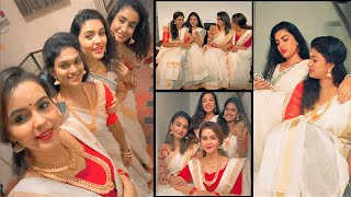 Zee Tamil Serial Heroins Onam Celebration video and pics !! |TamilCineChips