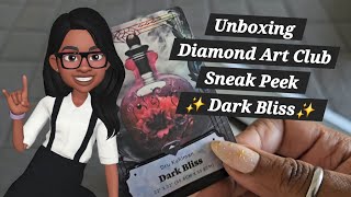 Unboxing Diamond Art Club Sneak Peek ✨️ Dark Bliss✨️ - YouTube