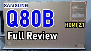 SAMSUNG Q80B QLED CON PANEL ADS: UNBOXING Y REVIEW COMPLETA / TIENE 4 PUERTOS HDMI 2.1