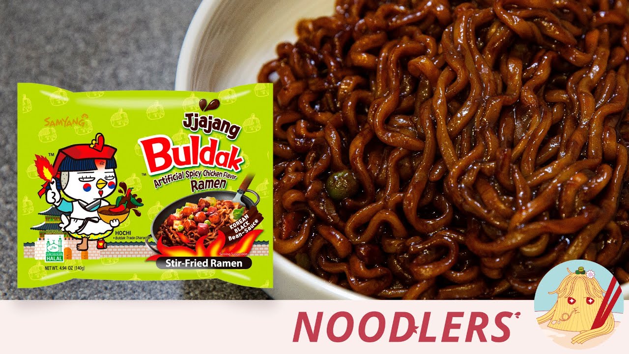 Samyang Buldak Jjajang Korean Black Bean Hot Chicken Ramen - Stir-Fry  Noodles 