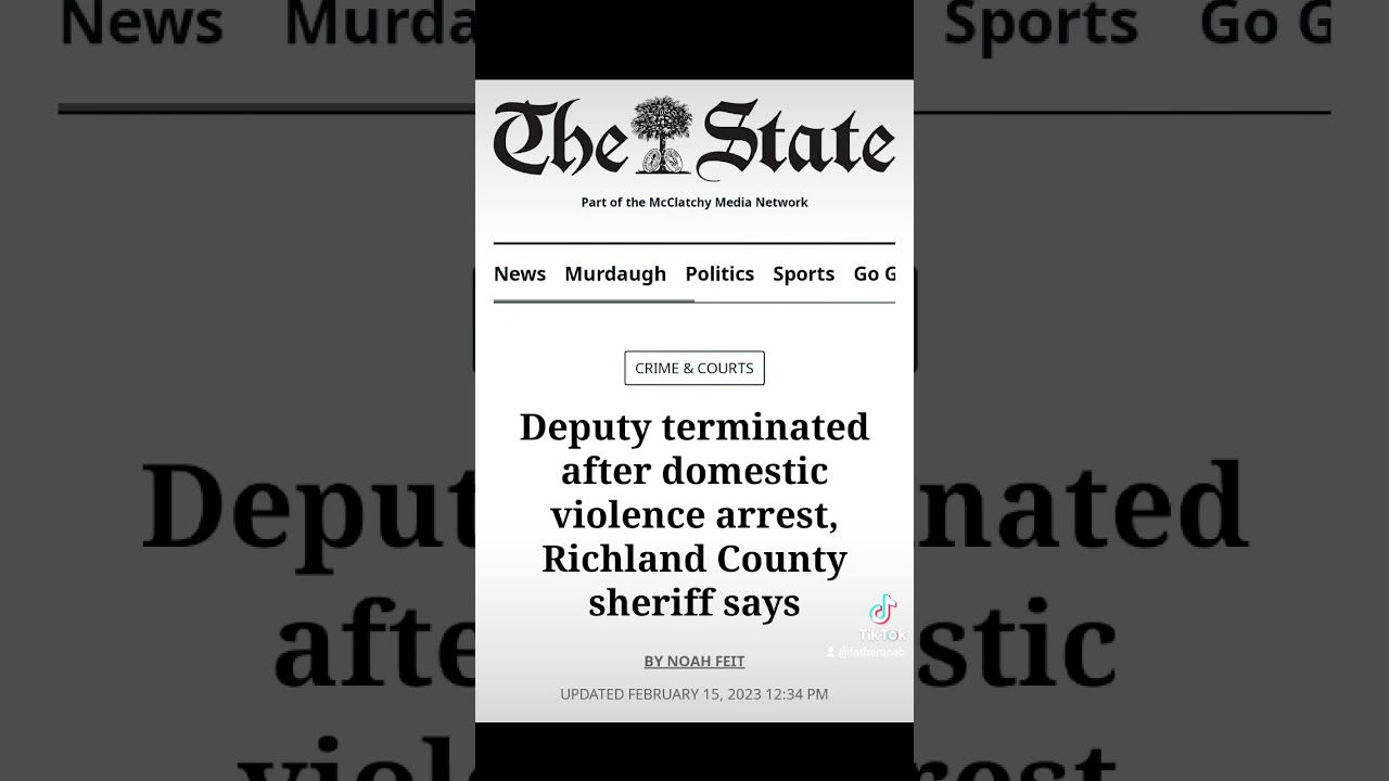 This Sheriff's Department is filled with predators and wife beaters. #southcarolina