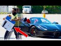 Going to the hood with a Ferrari and a PS5 prank!