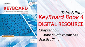 Keyboard book 4: chapter no 5: More Kturtle commands
