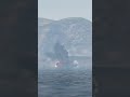 US Navy Destroyer Takes a Devastating Hit from Enemy Warship