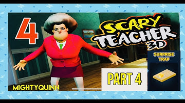 Scary Teacher 3D - Pin Attack - Walkthrough Part 4  - (Android iOS) GameTime